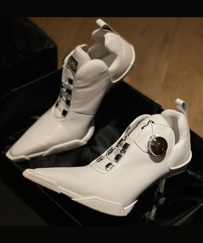 Women's High Heel Boots Split with Pointed Nose