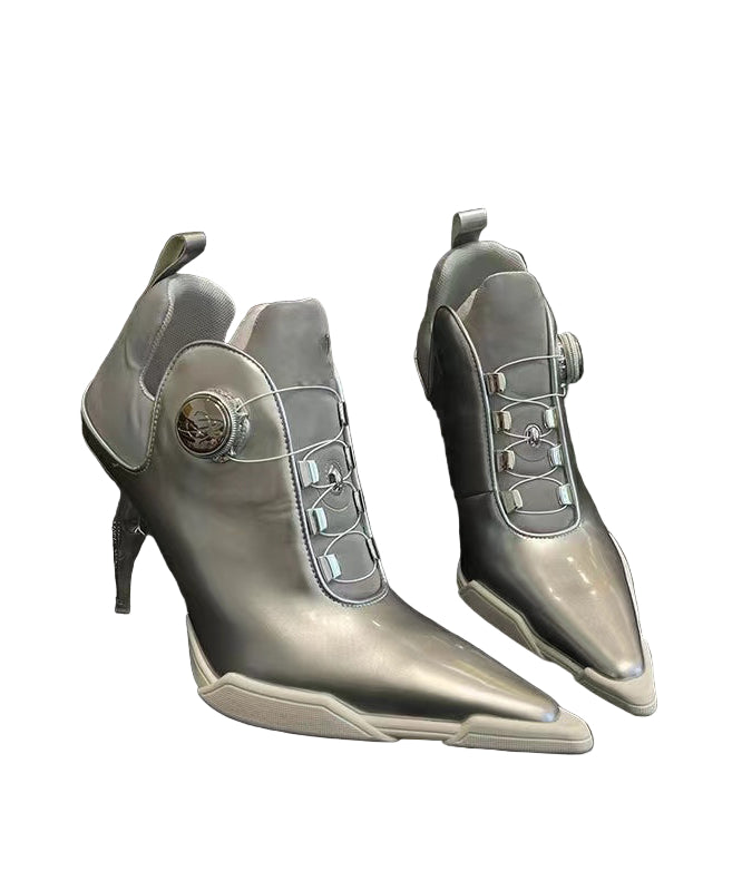 Women's High Heel Boots Split with Pointed Nose