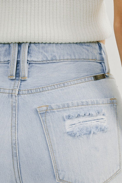 Women's High Waist Distressed Denim Jeans