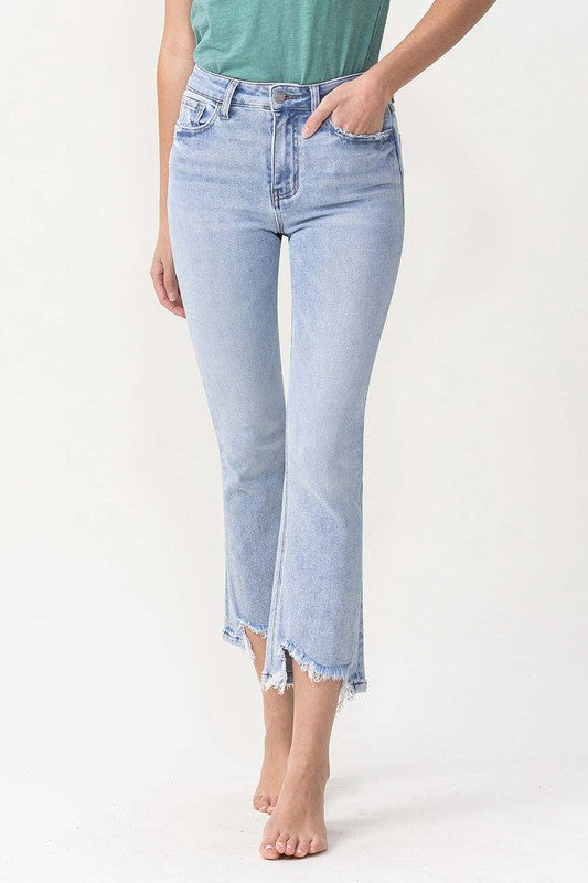 Women's High Waist Kick Flare Jeans