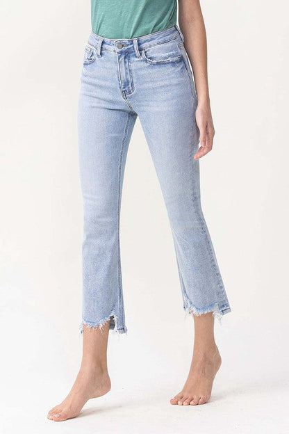 Women's High Waist Kick Flare Jeans