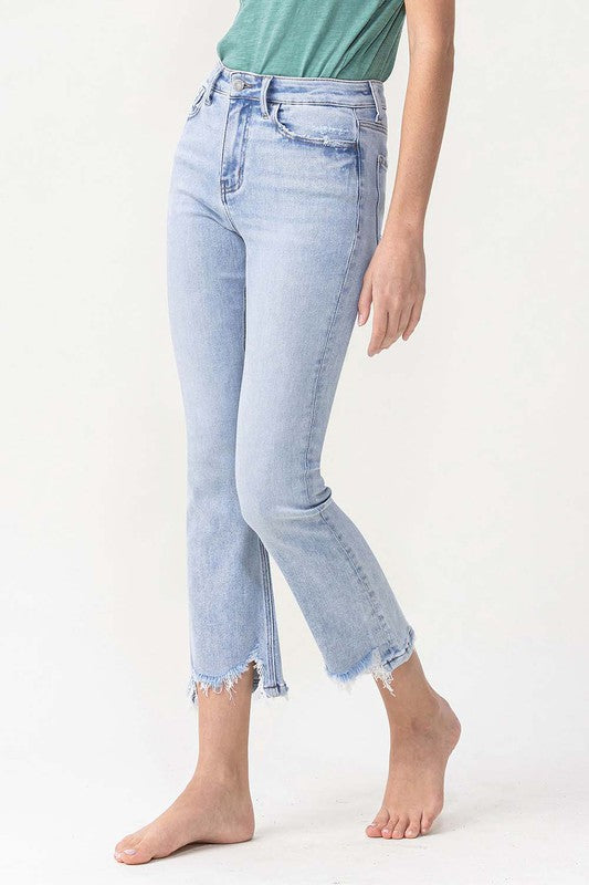 Women's High Waist Kick Flare Jeans