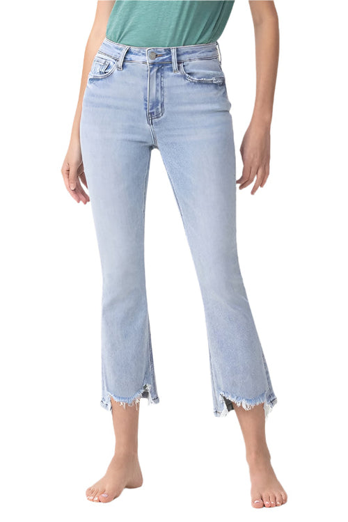 Women's High Waist Kick Flare Jeans