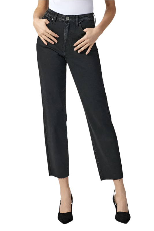 Women's High Waist Mom Fit Jeans Washed