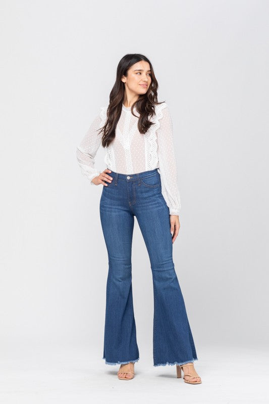 Women's High Waist Super Flare Jeans