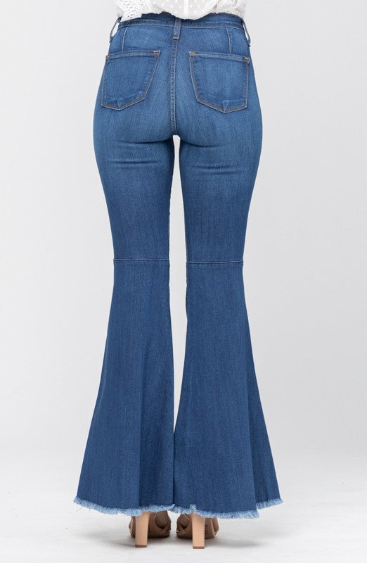 Women's High Waist Super Flare Jeans