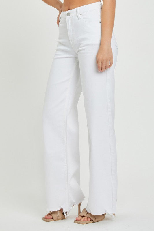 Women's High Waist Wide Jeans
