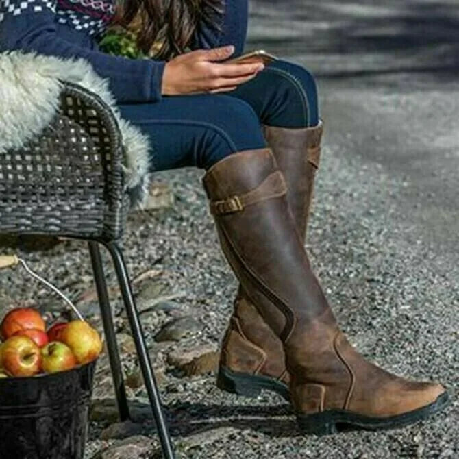 Women's High Waterproof Boots with Ankle Support