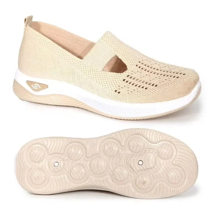 Women's Hiking Shoes Slip-On Breathable Textile with Memory Foam