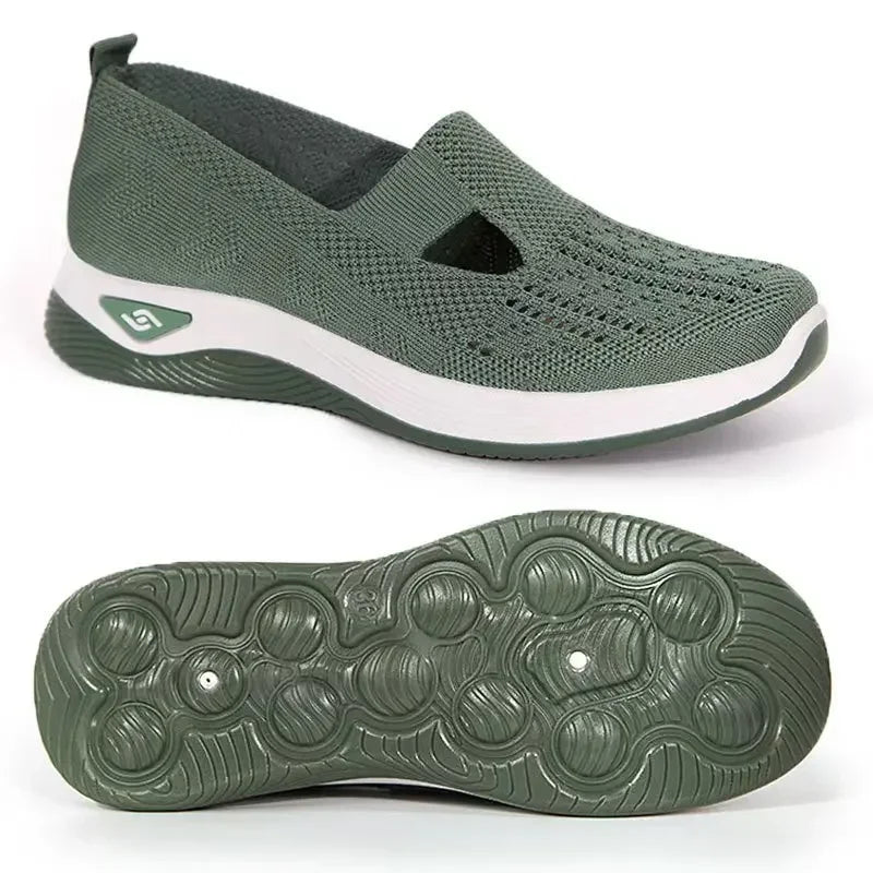 Women's Hiking Shoes Slip-On Breathable Textile with Memory Foam