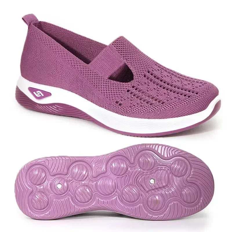 Women's Hiking Shoes Slip-On Breathable Textile with Memory Foam