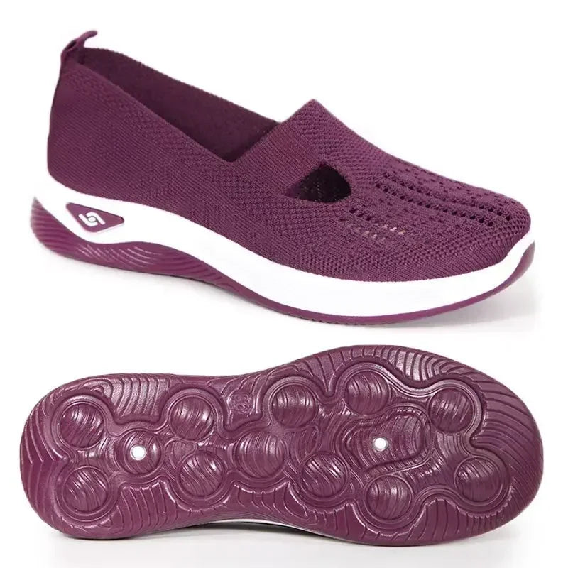 Women's Hiking Shoes Slip-On Breathable Textile with Memory Foam