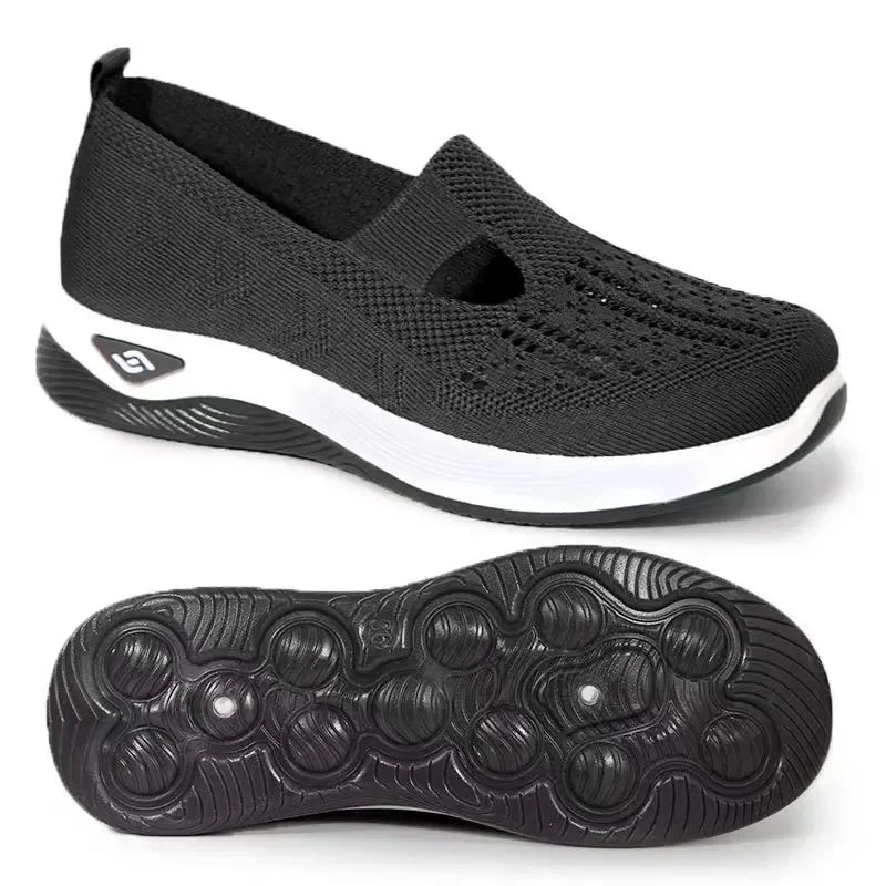 Women's Hiking Shoes Slip-On Breathable Textile with Memory Foam