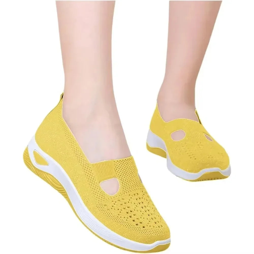 Women's Hiking Shoes Slip-On Breathable Textile with Memory Foam
