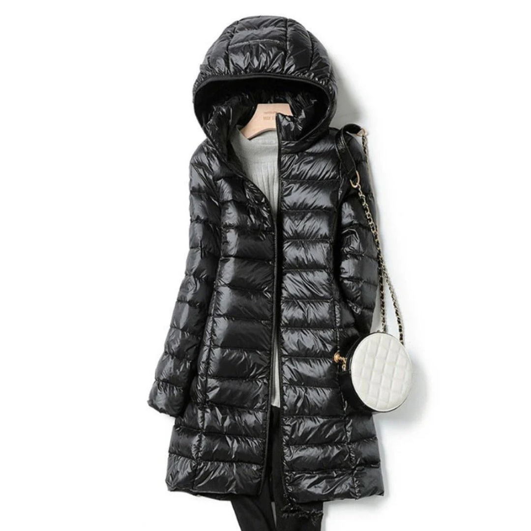 Women's Hooded Puffer Jacket for Winter Style