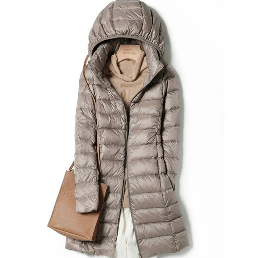 Women's Hooded Puffer Jacket for Winter Style