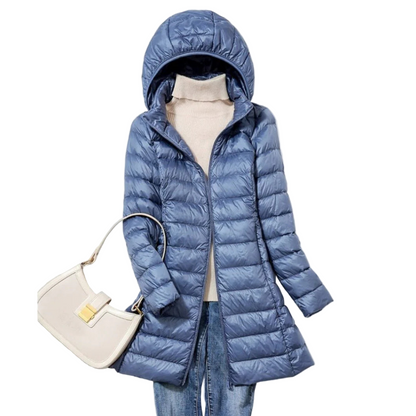 Women's Hooded Puffer Jacket for Winter Style