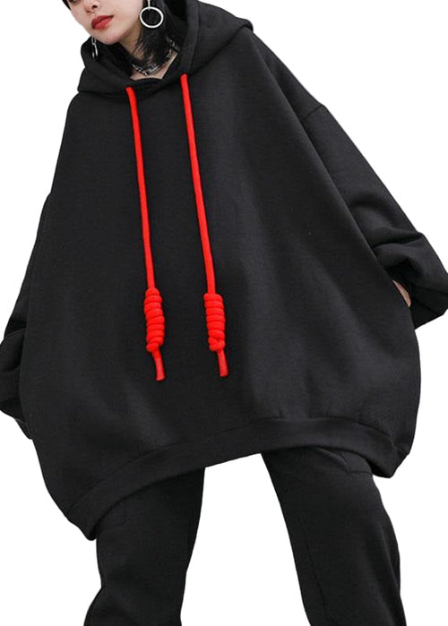 Women's Hooded Sweatshirt with Practical Pockets