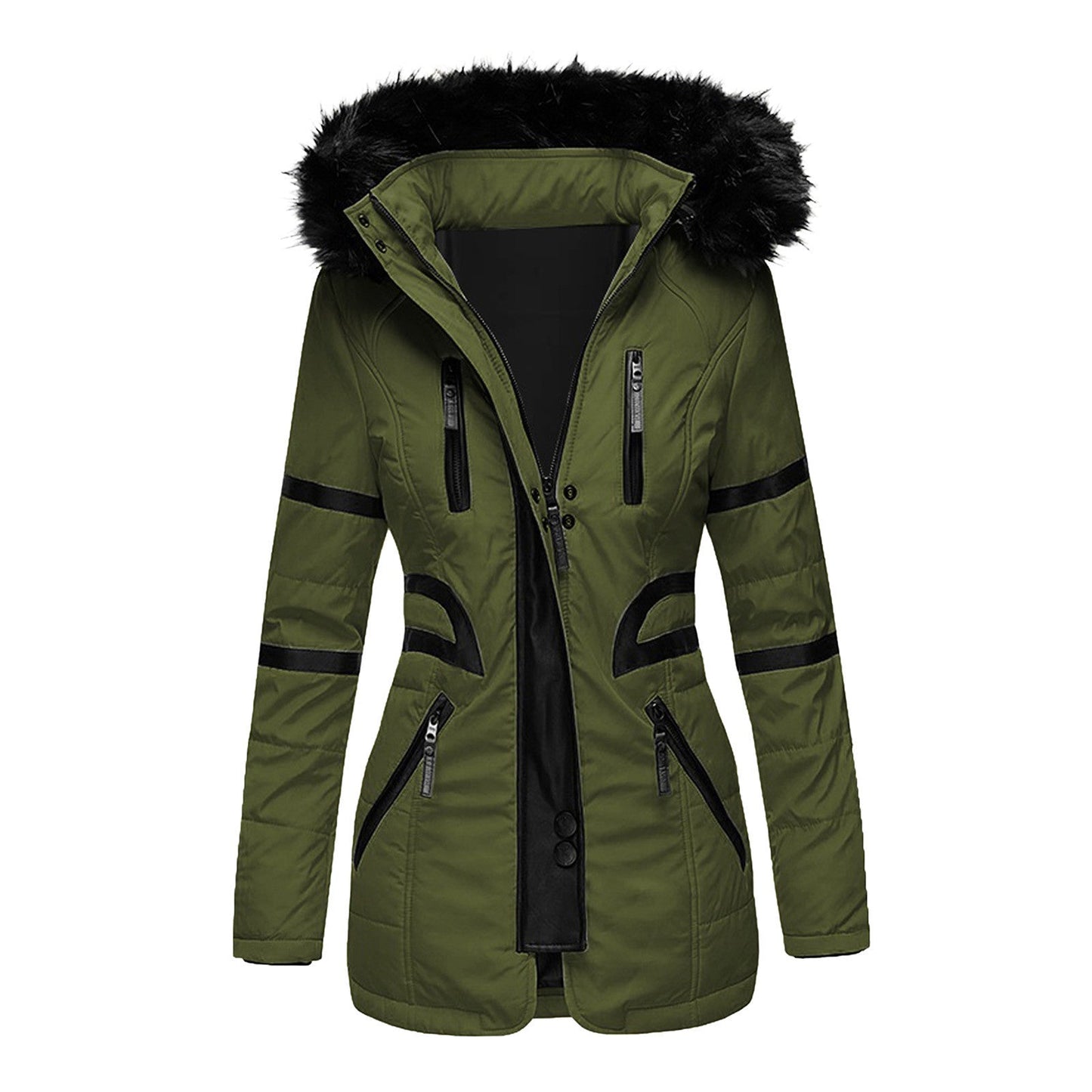 Women's Hooded Winter Coat with Stylish Design