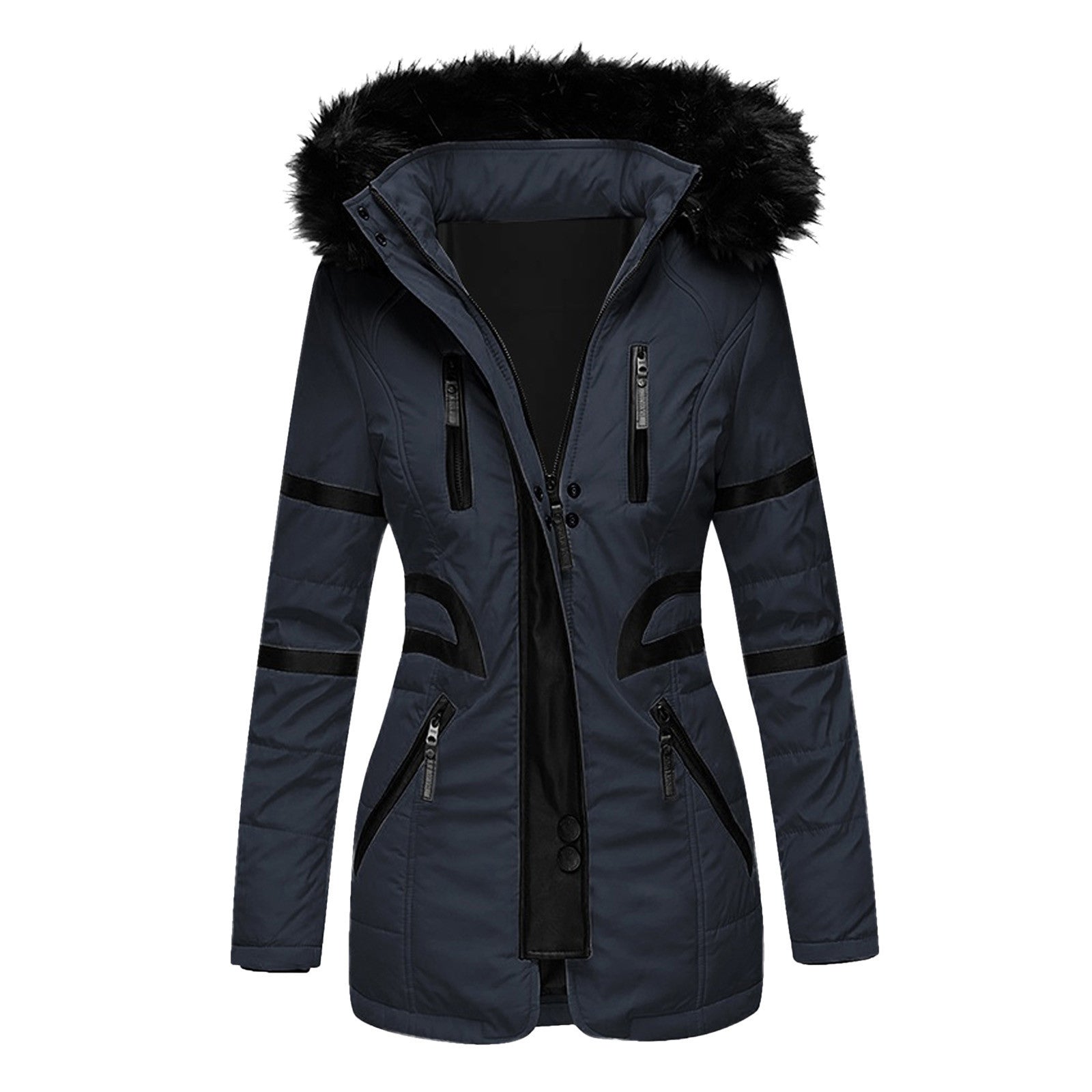 Women's Hooded Winter Coat with Stylish Design