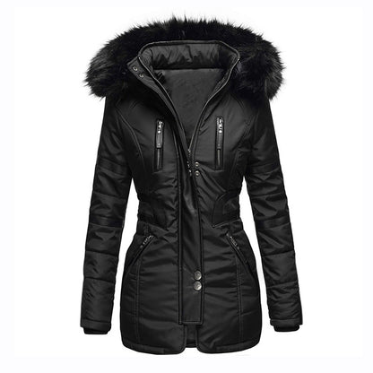Women's Hooded Winter Coat with Stylish Design