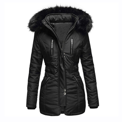 Women's Hooded Winter Coat with Stylish Design