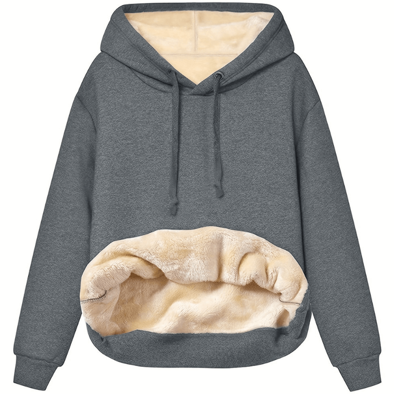 Women's Hoodie With Plush Lining
