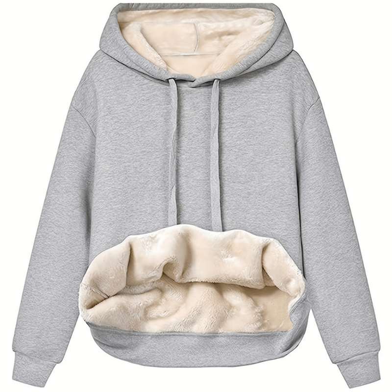 Women's Hoodie With Plush Lining