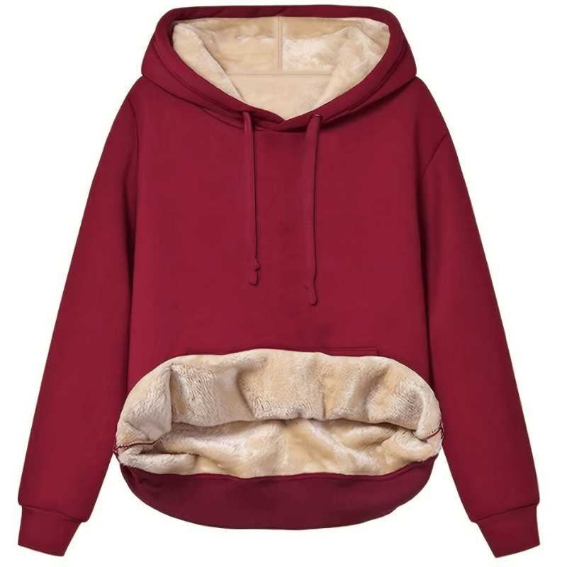 Women's Hoodie With Plush Lining