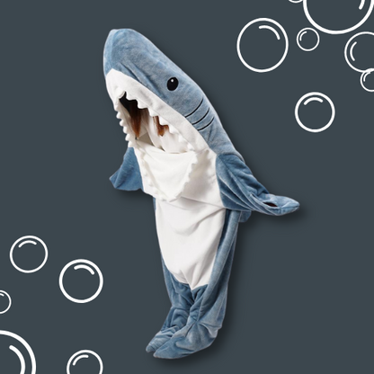 Women's Hoodie With Shark Motif Wide Fit