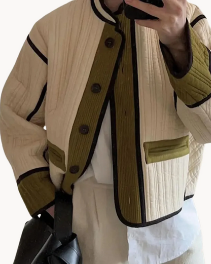 Women's Jacket Stylish Long Cotton Blend for Casual and Formal Occasions
