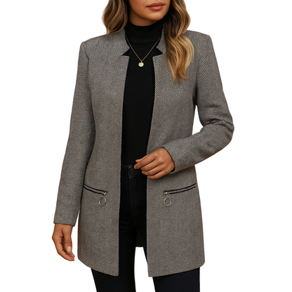 Women's Jacket With Patterns Long Sleeves