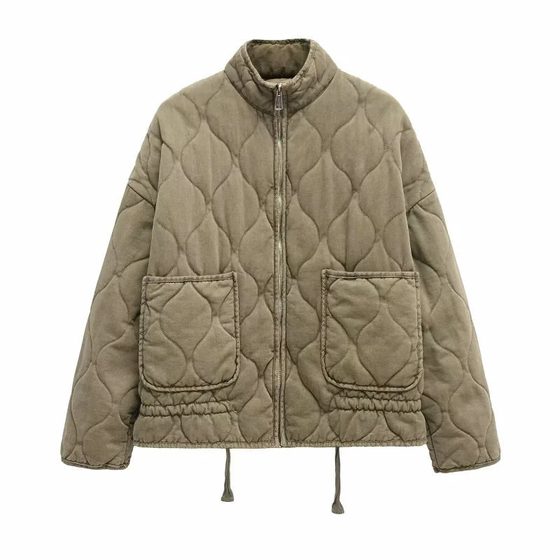 Women's Jacket with Practical Pocket Details
