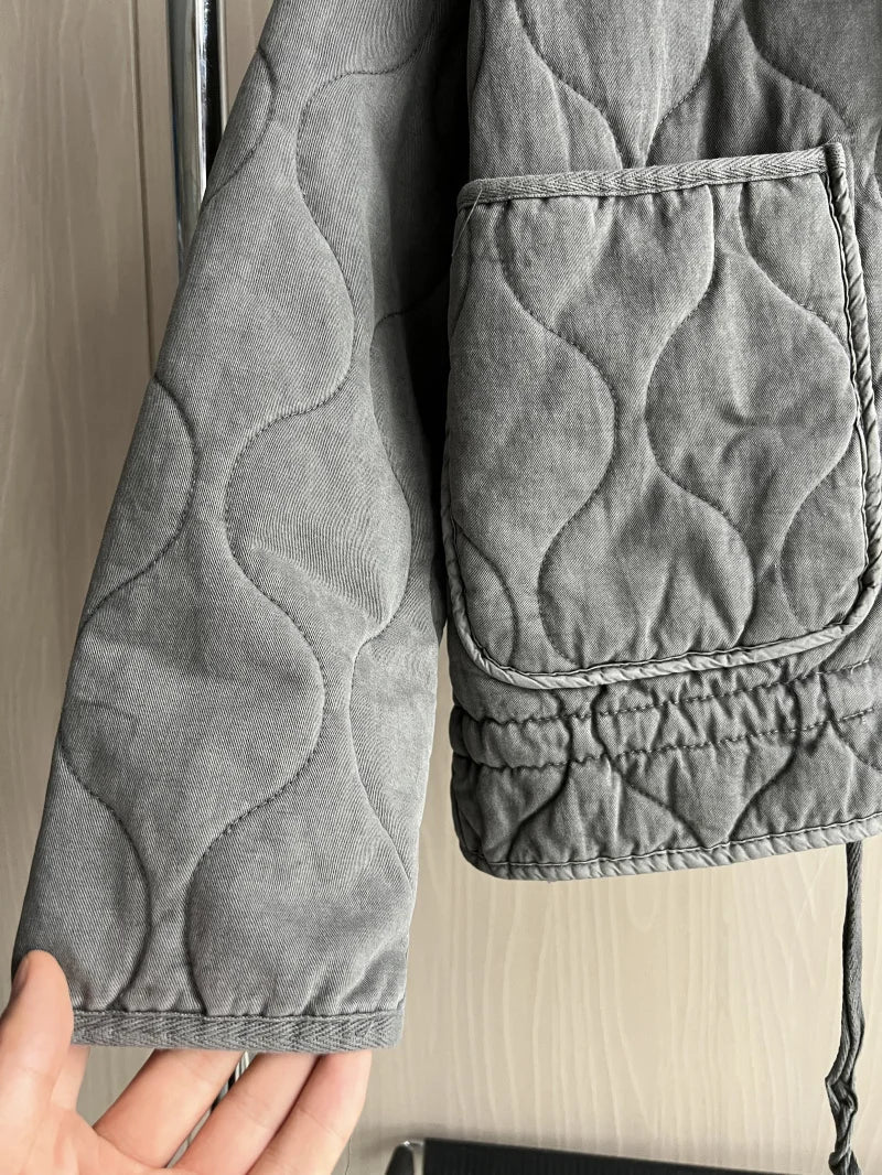 Women's Jacket with Practical Pocket Details