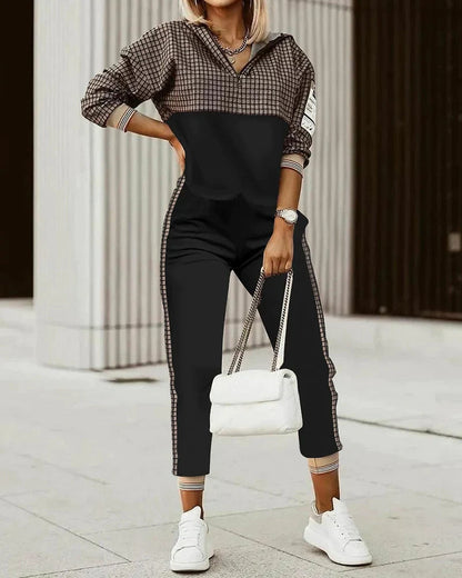 Women's Jogging Suit With Monogram Top and Joggers