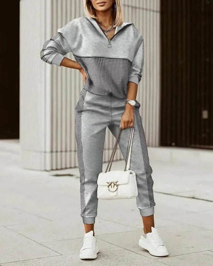 Women's Jogging Suit With Monogram Top and Joggers