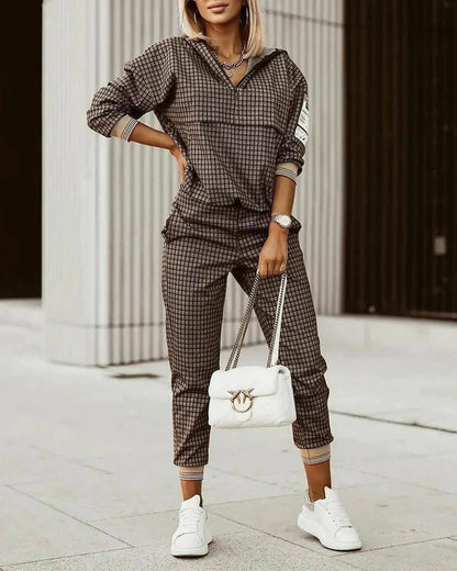 Women's Jogging Suit With Monogram Top and Joggers