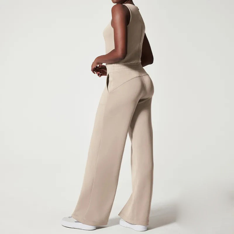 Women's Jumpsuit Airy With Belt Polyester Casual