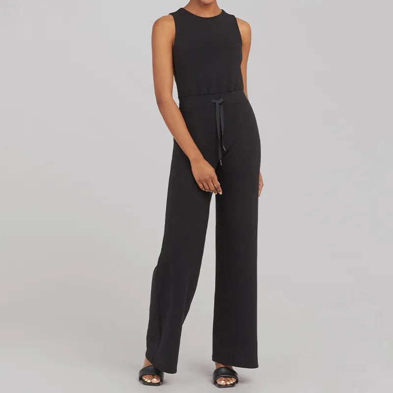 Women's Jumpsuit Airy With Belt Polyester Casual