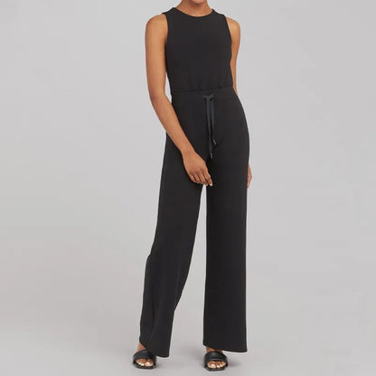 Women's Jumpsuit Airy With Belt Polyester Casual