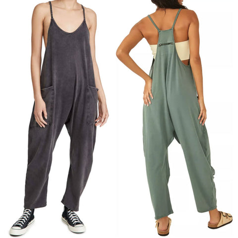 Women's Jumpsuit Casual Stretchy Cotton