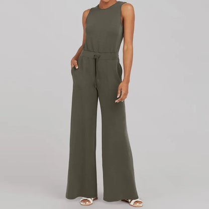Women's Jumpsuit Elegant Airy With Wide Legs