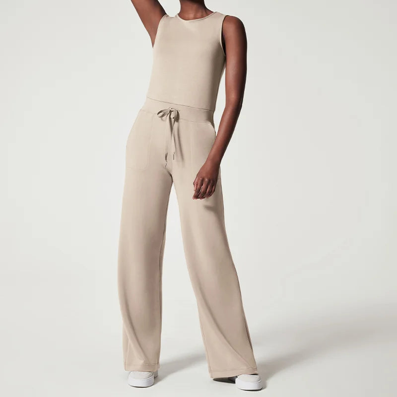 Women's Jumpsuit Elegant Airy With Wide Legs
