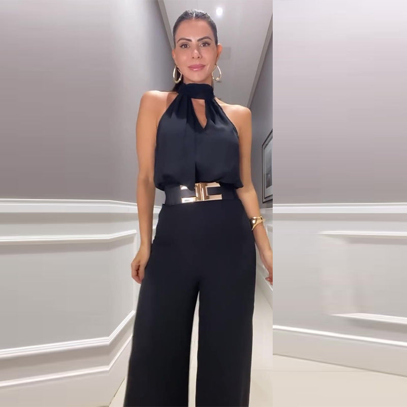 Women's Jumpsuit Festive Luxury Polyester for Summer