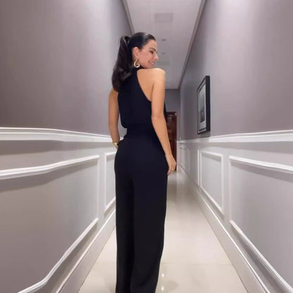 Women's Jumpsuit Festive Luxury Polyester for Summer