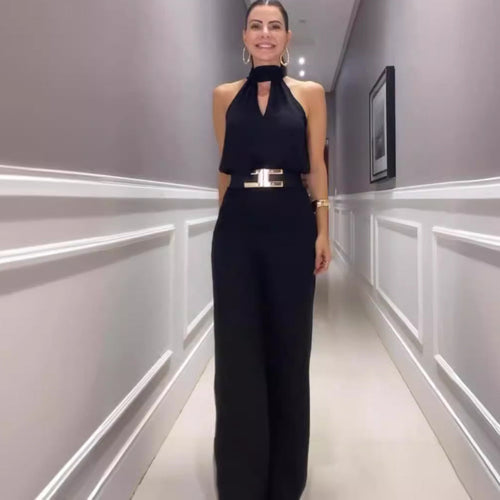 Women's Jumpsuit Festive Luxury Polyester for Summer