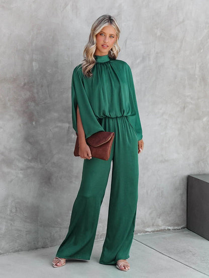 Women's Jumpsuit Stylish With Long Sleeves Polyester