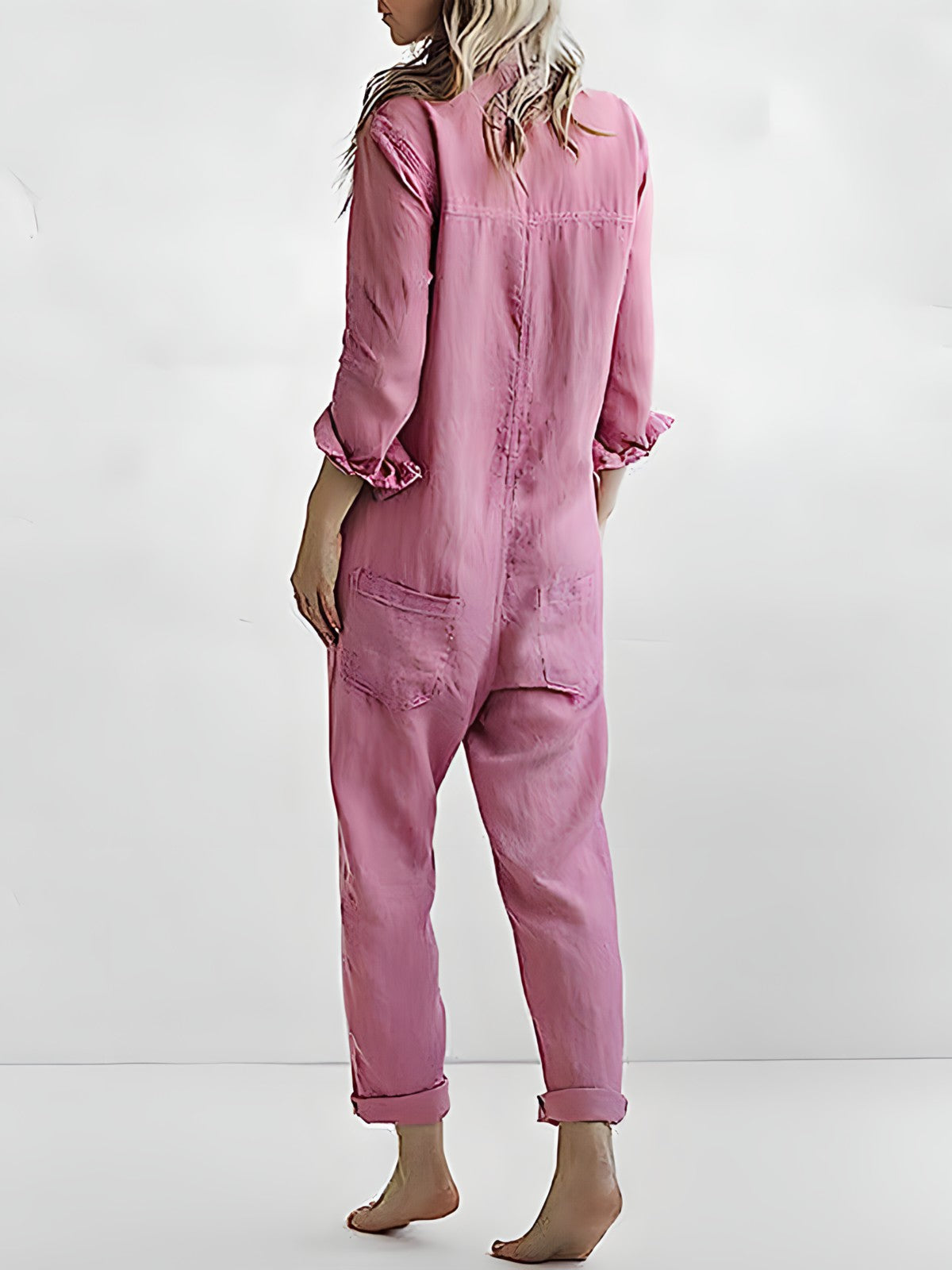 Women's Jumpsuit Waisted Polyester Elegant Style