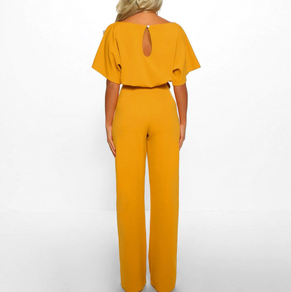 Women's Jumpsuit With Extended Sleeves And Comfortable Fit