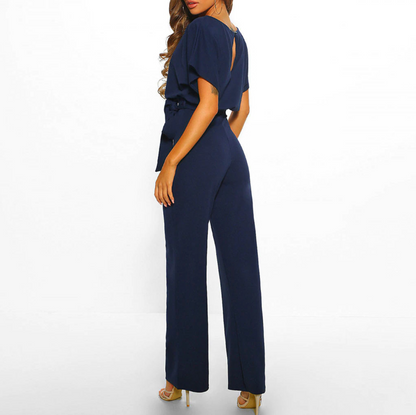 Women's Jumpsuit With Extended Sleeves And Comfortable Fit